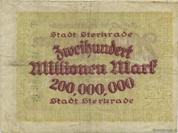 200 Millions Mark GERMANY Sterkrade 1923  VF