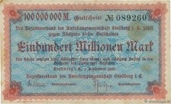 100 Millions Mark ALLEMAGNE Stollberg 1923 