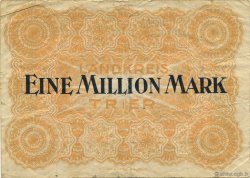 1 Million Mark ALLEMAGNE Trier - Trèves 1923  pr.TTB