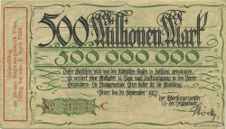 500 Millions Mark ALLEMAGNE Trier - Trèves 1923  TTB