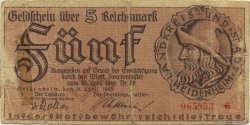 5 Reichsmark GERMANY Heidenheim 1945  F