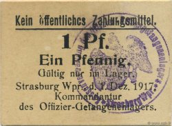 1 Pfennig ALLEMAGNE Strasbourg 1917  SPL