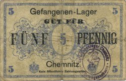 5 Pfennig ALLEMAGNE Chemnitz 1916  TB