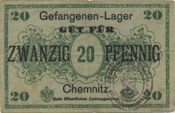 20 Pfennig ALLEMAGNE Chemnitz 1916  TB+