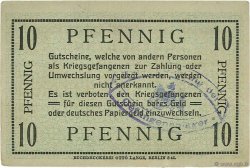 10 Pfennig ALLEMAGNE Zossen-Halbmondlager 1916  SUP