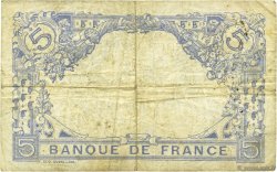 5 Francs BLEU lion inversé FRANCE  1916 F.02bis.04 pr.TB