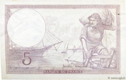 5 Francs FEMME CASQUÉE modifié FRANCE  1939 F.04.13 XF+