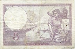 5 Francs FEMME CASQUÉE modifié FRANCE  1940 F.04.17 TTB