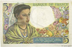 5 Francs BERGER FRANCE  1943 F.05.01 pr.SPL