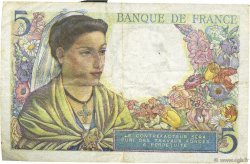 5 Francs BERGER FRANCE  1945 F.05.06 TTB
