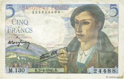 5 Francs BERGER FRANCE  1945 F.05.06 pr.SUP
