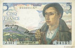 5 Francs BERGER FRANCE  1947 F.05.07