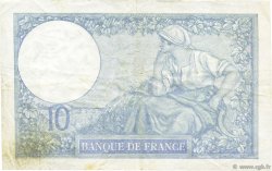 10 Francs MINERVE modifié FRANKREICH  1939 F.07.07 fVZ