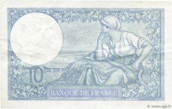 10 Francs MINERVE modifié FRANCE  1939 F.07.11 SUP