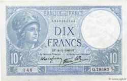 10 Francs MINERVE modifié FRANCIA  1940 F.07.20 EBC
