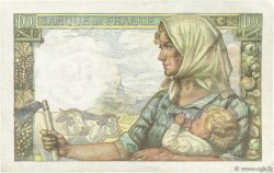 10 Francs MINEUR FRANCIA  1946 F.08.15 AU+