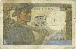 10 Francs MINEUR FRANCE  1946 F.08.16 TB