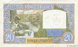 20 Francs TRAVAIL ET SCIENCE FRANCE  1940 F.12.05 pr.SUP