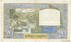 20 Francs TRAVAIL ET SCIENCE FRANCE  1940 F.12.06 TB