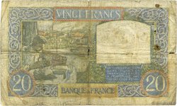 20 Francs TRAVAIL ET SCIENCE FRANCE  1940 F.12.09 B