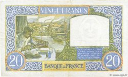 20 Francs TRAVAIL ET SCIENCE FRANCE  1941 F.12.15 TTB