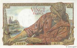20 Francs PÊCHEUR FRANKREICH  1943 F.13.06