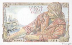 20 Francs PÊCHEUR FRANCE  1944 F.13.09 pr.SPL