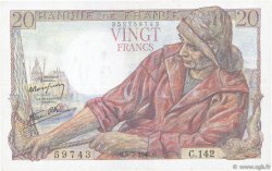 20 Francs PÊCHEUR FRANCE  1945 F.13.10 TTB
