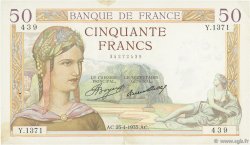 50 Francs CÉRÈS FRANCIA  1935 F.17.08