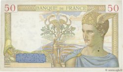 50 Francs CÉRÈS FRANCE  1937 F.17.33 TTB