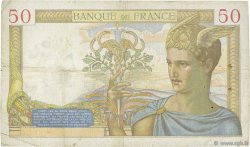 50 Francs CÉRÈS modifié FRANCE  1937 F.18.02 TB