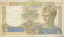 50 Francs CÉRÈS modifié FRANCE  1938 F.18.17 pr.TB