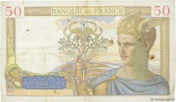 50 Francs CÉRÈS modifié FRANCE  1939 F.18.27 TB+