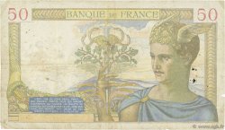 50 Francs CÉRÈS modifié FRANCIA  1940 F.18.42 q.MB