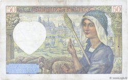 50 Francs JACQUES CŒUR FRANCE  1941 F.19.09 TB
