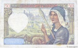 50 Francs JACQUES CŒUR FRANCE  1941 F.19.12 TB+