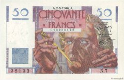 50 Francs LE VERRIER FRANCE  1946 F.20.03 SPL