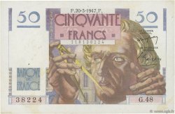 50 Francs LE VERRIER FRANCE  1947 F.20.07 pr.SUP