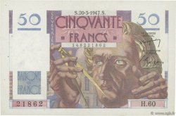 50 Francs LE VERRIER FRANCE  1947 F.20.07 pr.SPL