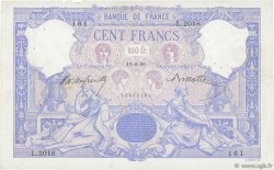 100 Francs BLEU ET ROSE FRANCE  1896 F.21.09 TB+