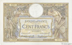 100 Francs LUC OLIVIER MERSON sans LOM FRANCE  1918 F.23.10 SUP