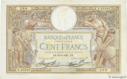 100 Francs LUC OLIVIER MERSON type modifié FRANCIA  1937 F.25.02 MBC+