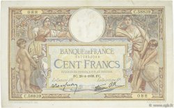 100 Francs LUC OLIVIER MERSON type modifié FRANKREICH  1938 F.25.16