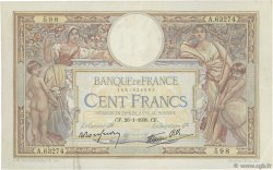 100 Francs LUC OLIVIER MERSON type modifié FRANCE  1939 F.25.40 VF+
