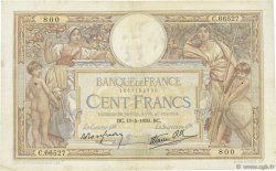 100 Francs LUC OLIVIER MERSON type modifié FRANCE  1939 F.25.47 TB+