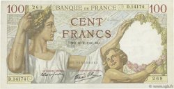 100 Francs SULLY FRANCE  1940 F.26.36 TTB+