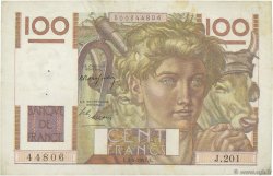 100 Francs JEUNE PAYSAN FRANCE  1947 F.28.14 TTB