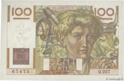 100 Francs JEUNE PAYSAN FRANCE  1948 F.28.19 TTB