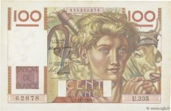 100 Francs JEUNE PAYSAN FRANCE  1949 F.28.24 pr.SUP