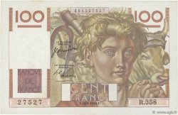 100 Francs JEUNE PAYSAN FRANCIA  1950 F.28.25 MBC+
